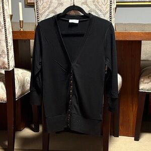 Black Cardigan Sweater